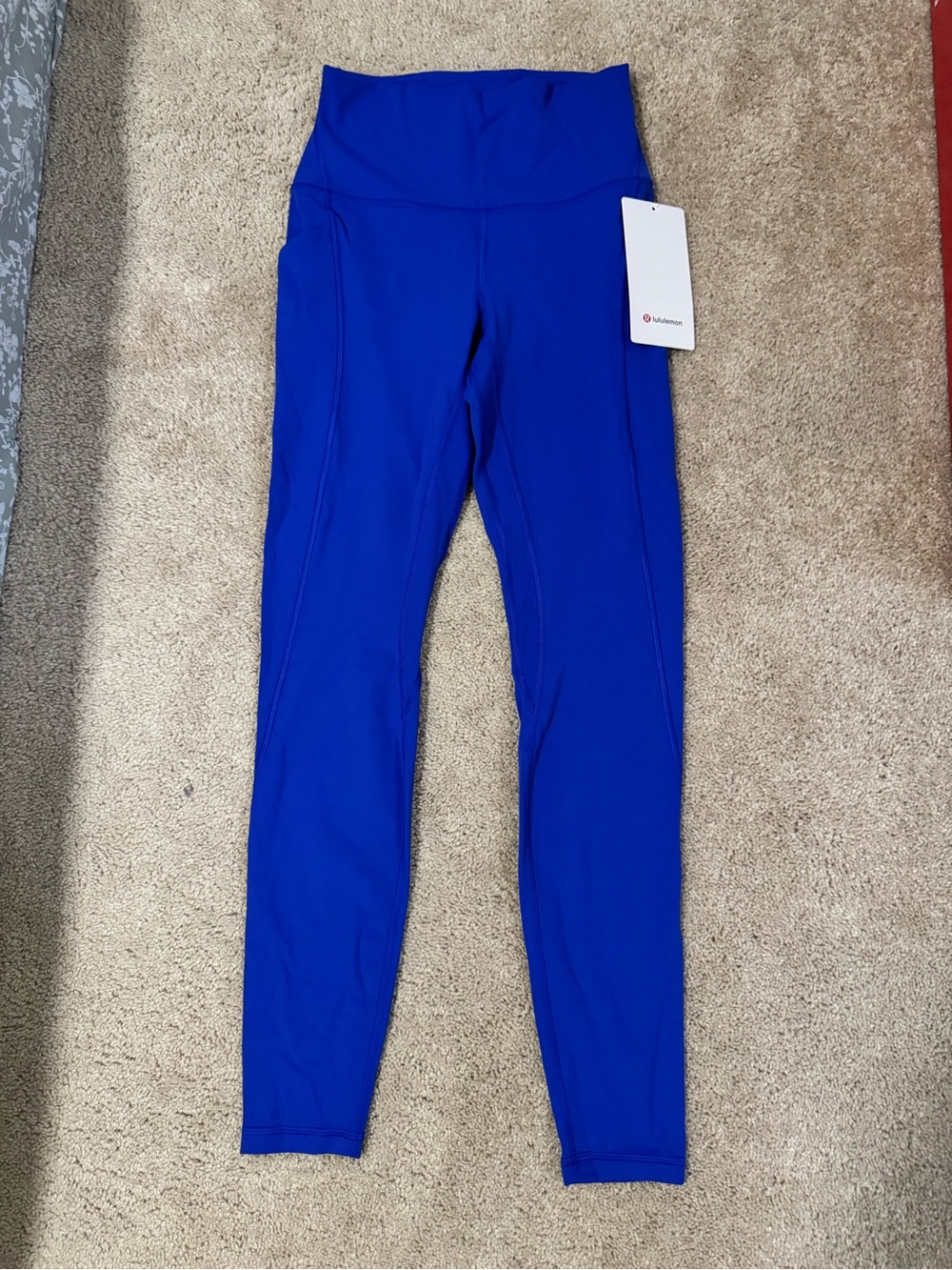 *Lululemon Align™ HR Pant 28” Pockets — Beachball Blue 💙 Size 6